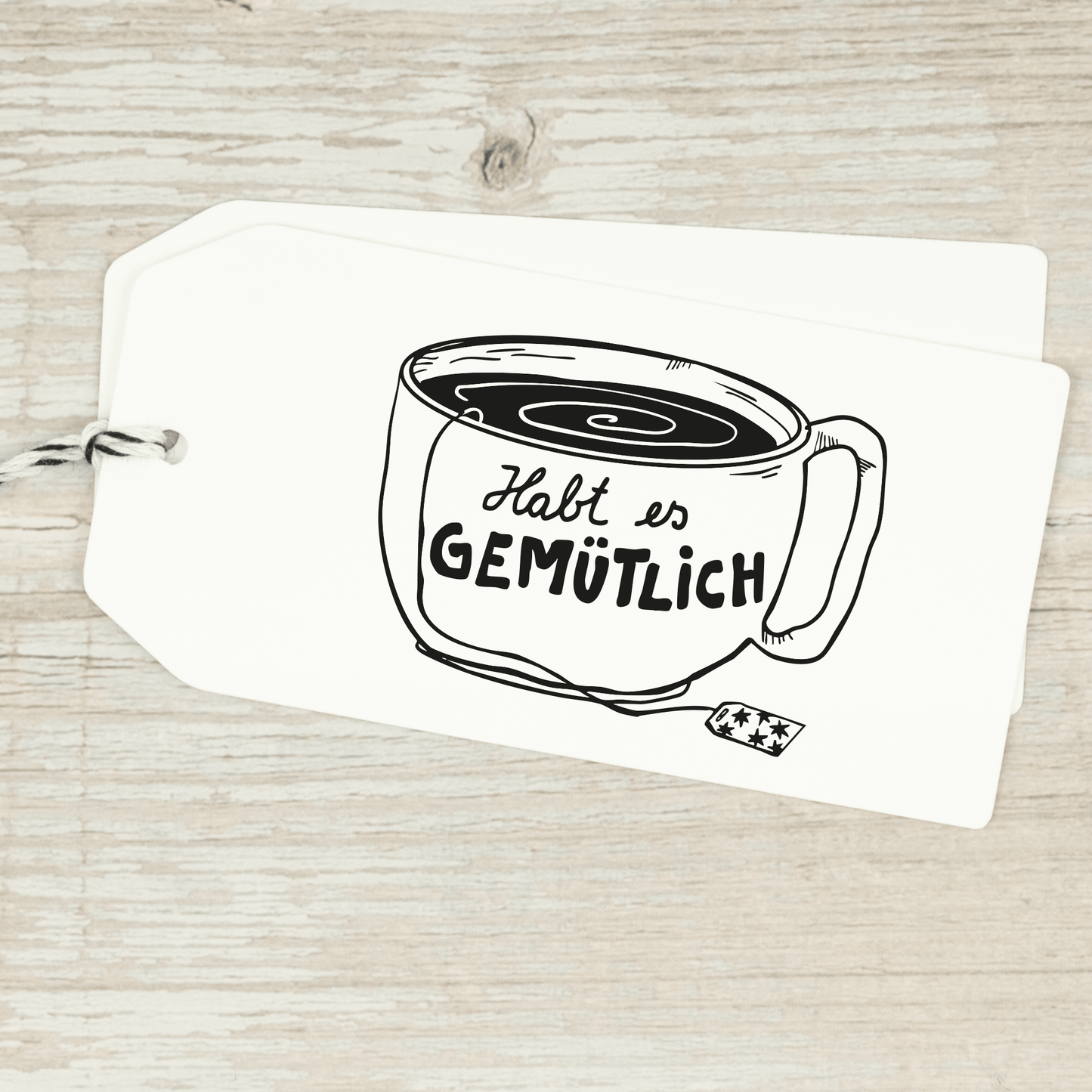 Stempel "Gemütlicher Tee" - IN LOVE WITH PAPER