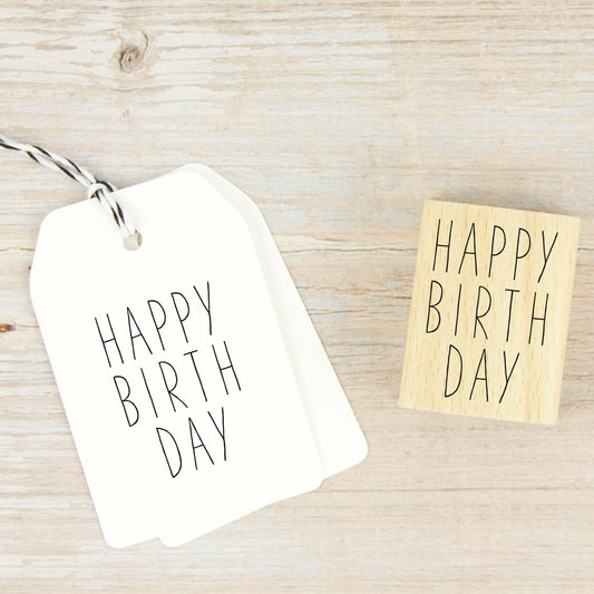 Stempel "HAPPY BIRTHDAY" - IN LOVE WITH PAPER