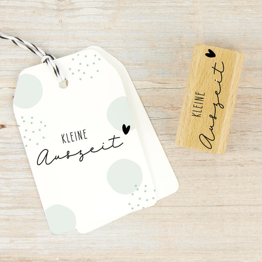 Stempel "Kleine Auszeit" (in zwei Größen) - IN LOVE WITH PAPER