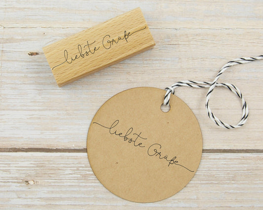 Stempel "Liebste Grüße" - IN LOVE WITH PAPER