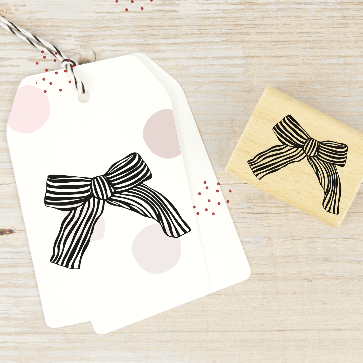 Stempel "Schleife" (zwei Größen) - IN LOVE WITH PAPER