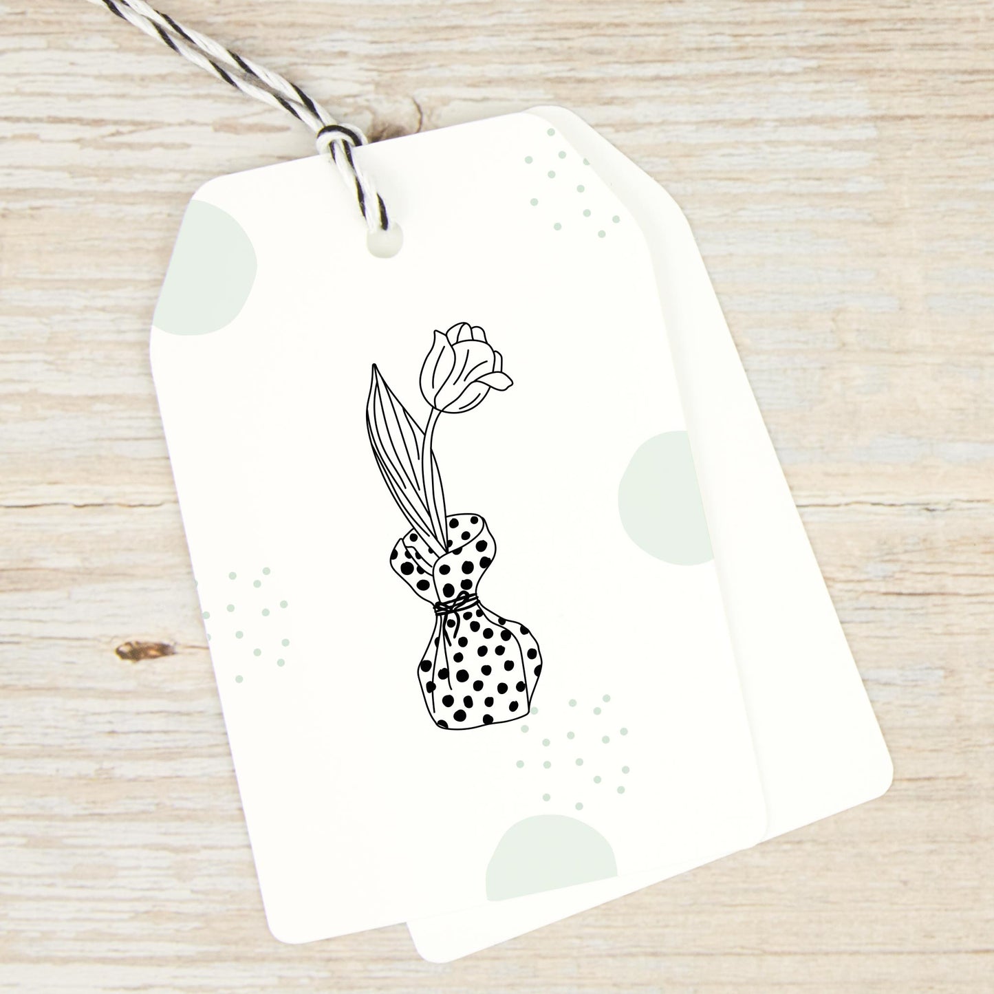 Stempel „Tulpe in der Papiertüte" - IN LOVE WITH PAPER