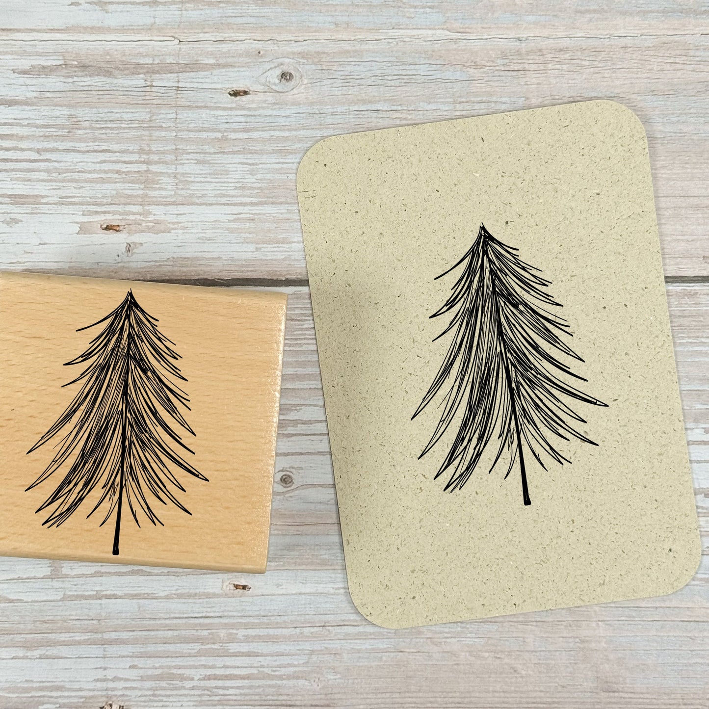 Stempel "Weihnachtsbaum" (extragroß) - IN LOVE WITH PAPER