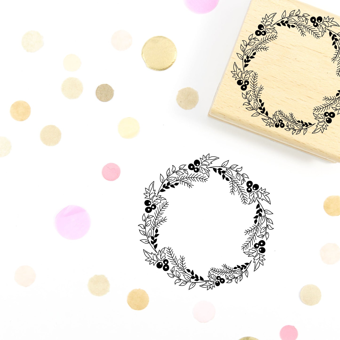 Stempel "Weihnachtskranz" (groß)