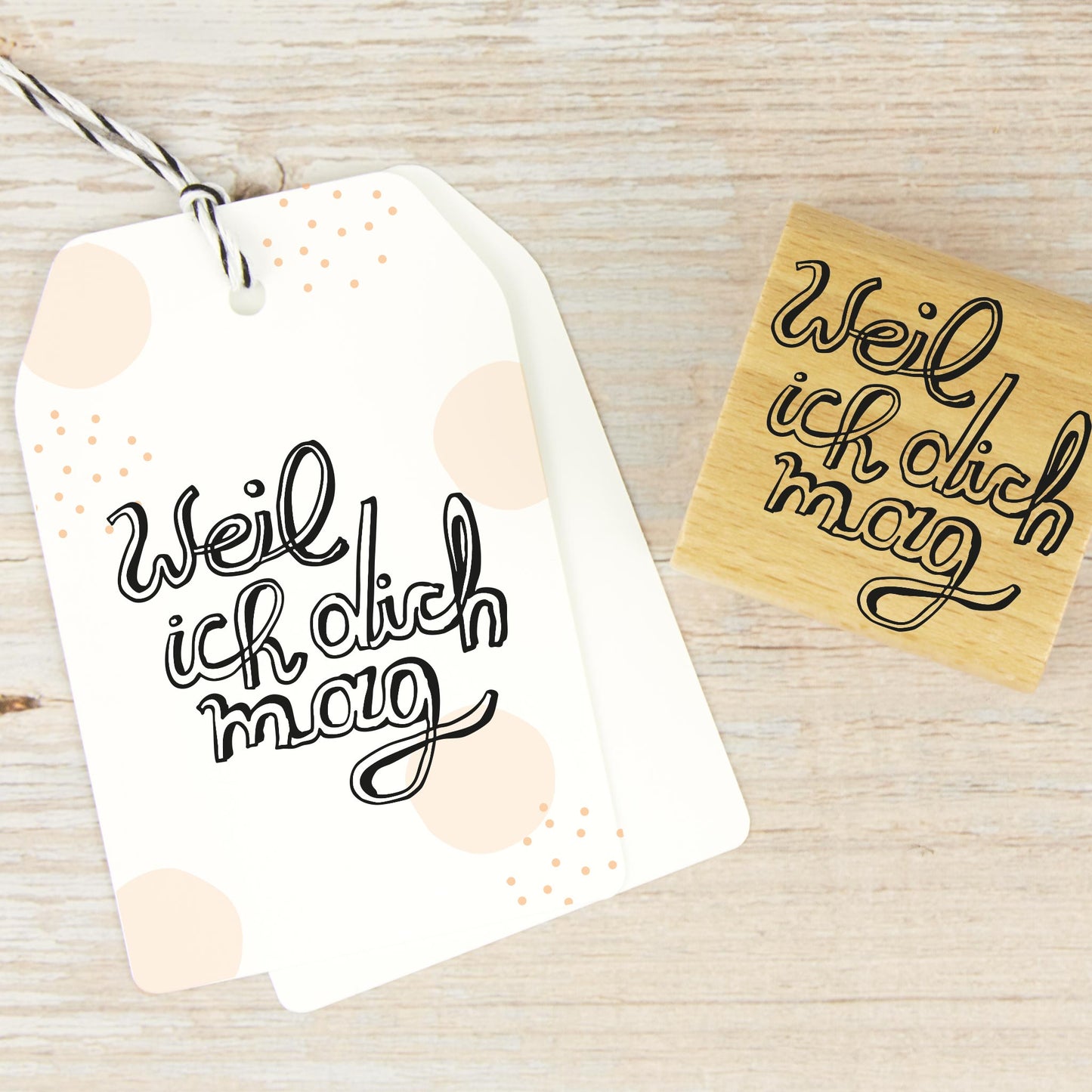 Stempel "Weil ich dich mag" - IN LOVE WITH PAPER