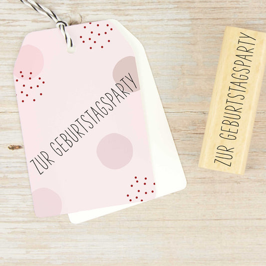 Stempel Zur Geburtstagsparty (Mix'n Match) - IN LOVE WITH PAPER
