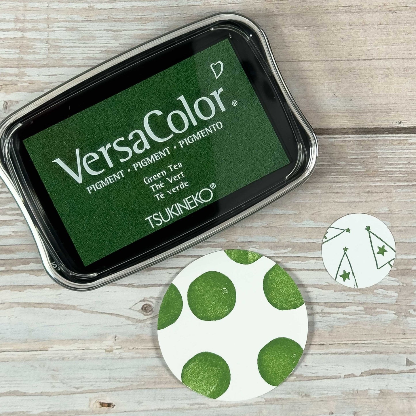 Stempelkissen dunkelgrün / green tea - IN LOVE WITH PAPER