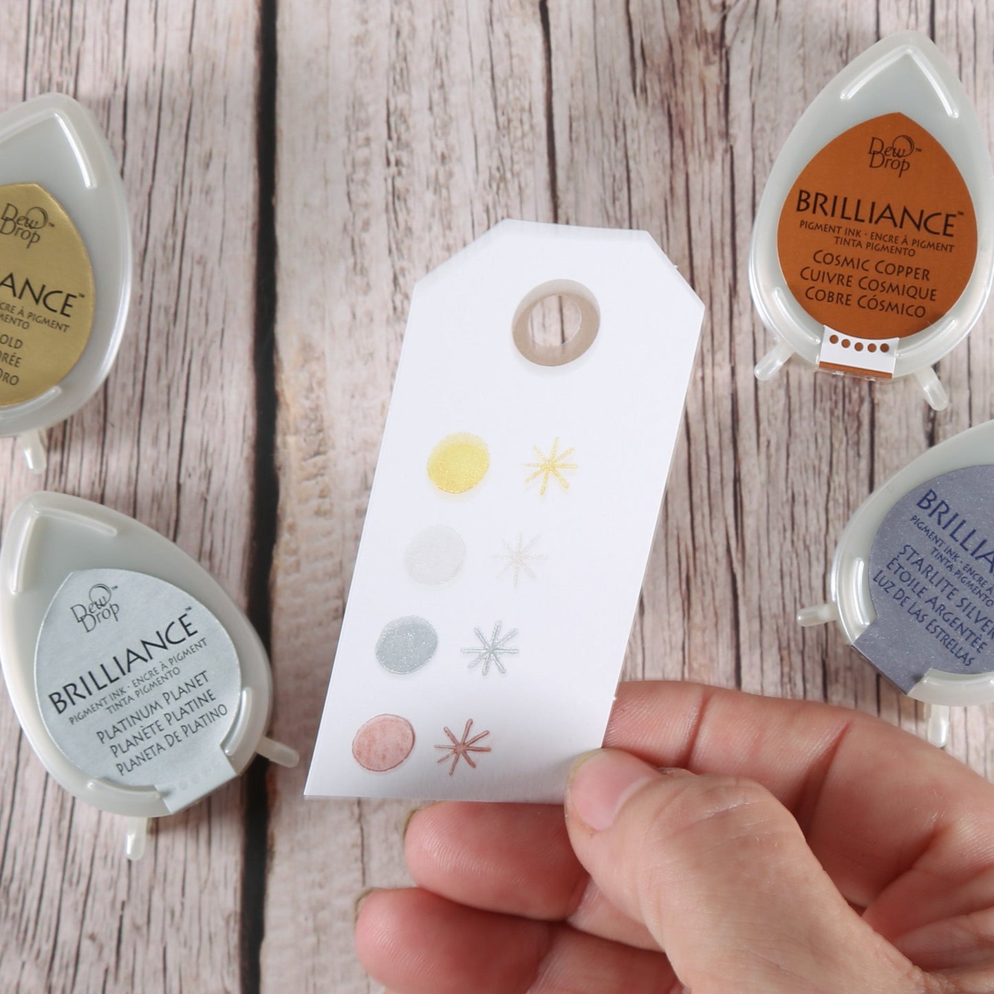 Stempelkissen-Set "Planetarium" (4er Set)