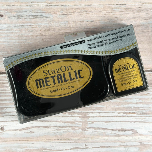 Stempelkissen StazOn gold / Metalliceffekt