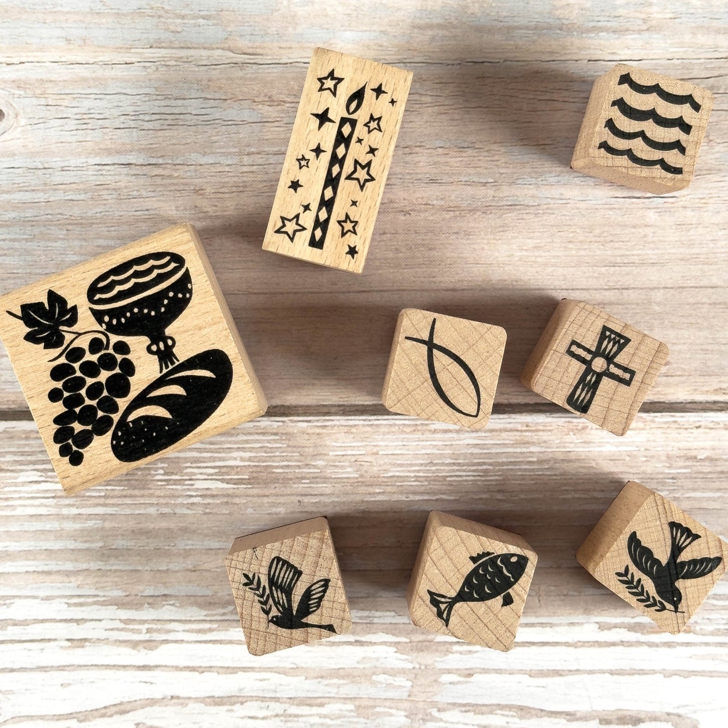 Stempelset Christliche Symbole (9 tlg.) - IN LOVE WITH PAPER