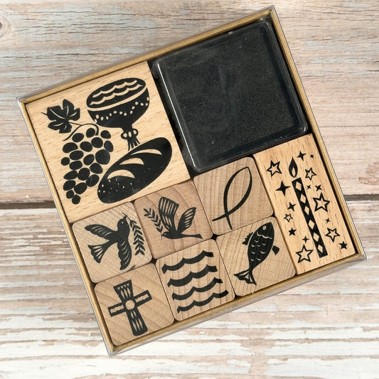 Stempelset Christliche Symbole (9 tlg.) - IN LOVE WITH PAPER