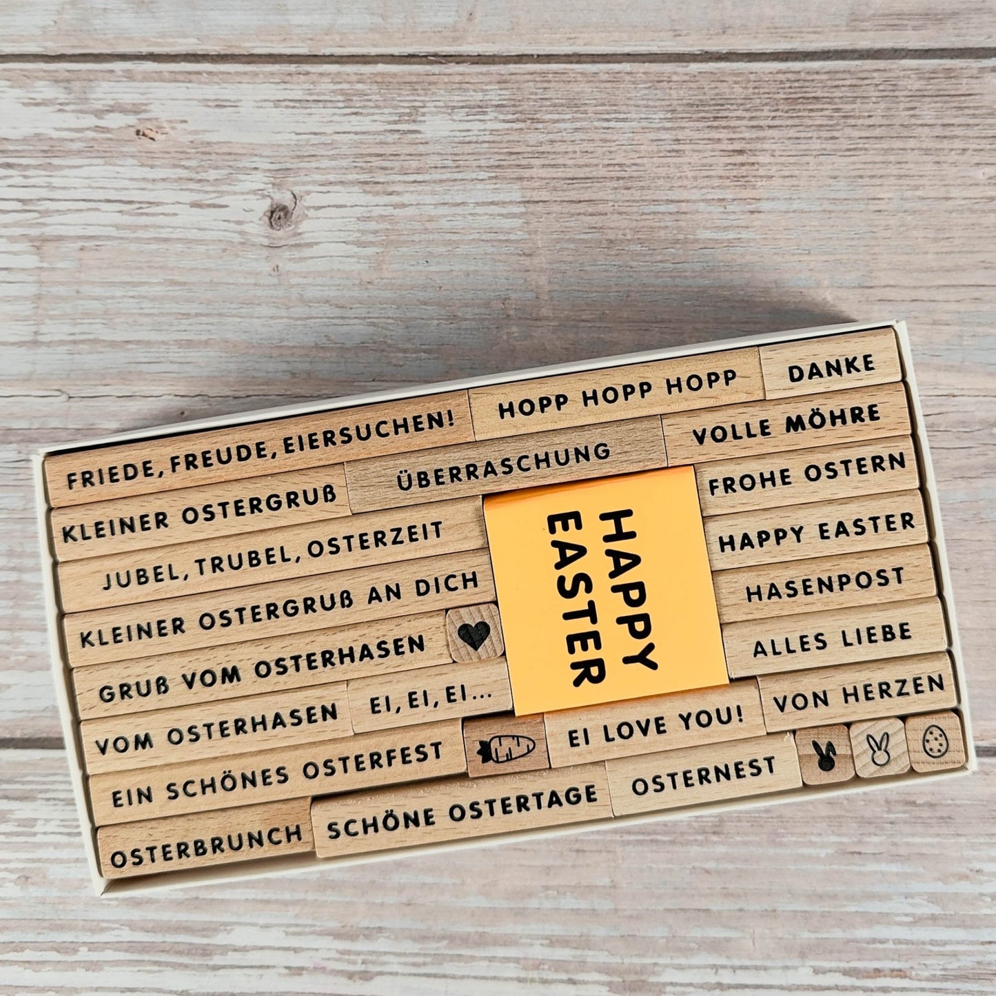 Stempelset Frohe Ostern (27teilig)