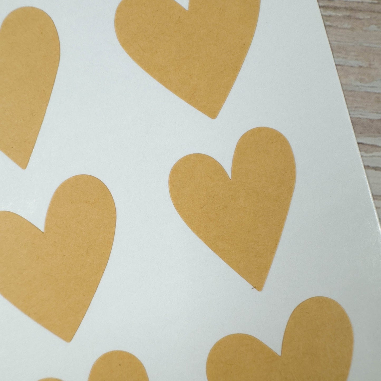 Sticker Herzen (Kraftpapier) - IN LOVE WITH PAPER