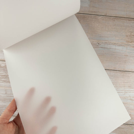 Transparentpapier Block (12 Blatt)