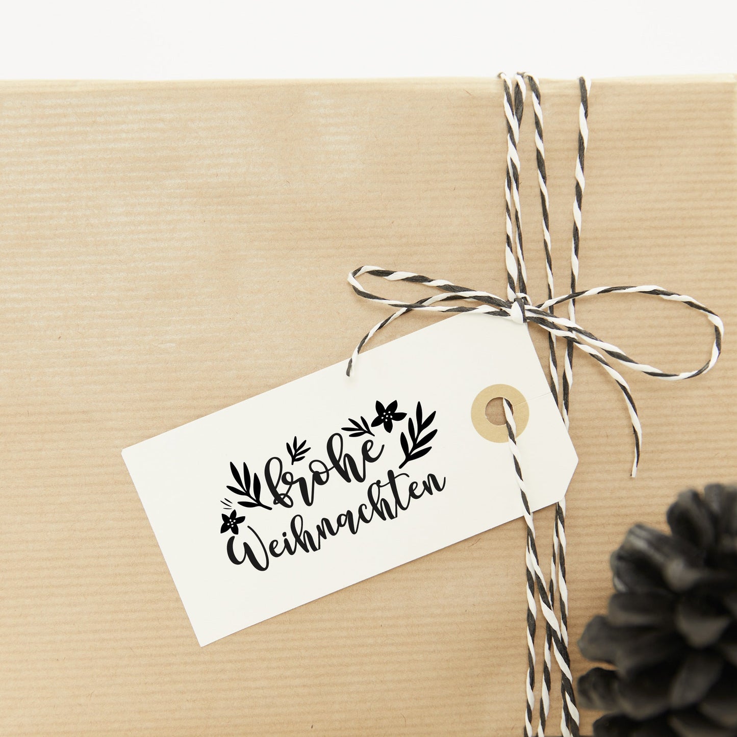 Weihnachtsstempel "frohe Weihnachten" - IN LOVE WITH PAPER