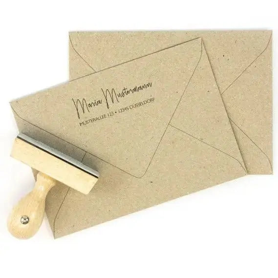 Adressstempel "Düsseldorf" - IN LOVE WITH PAPER
