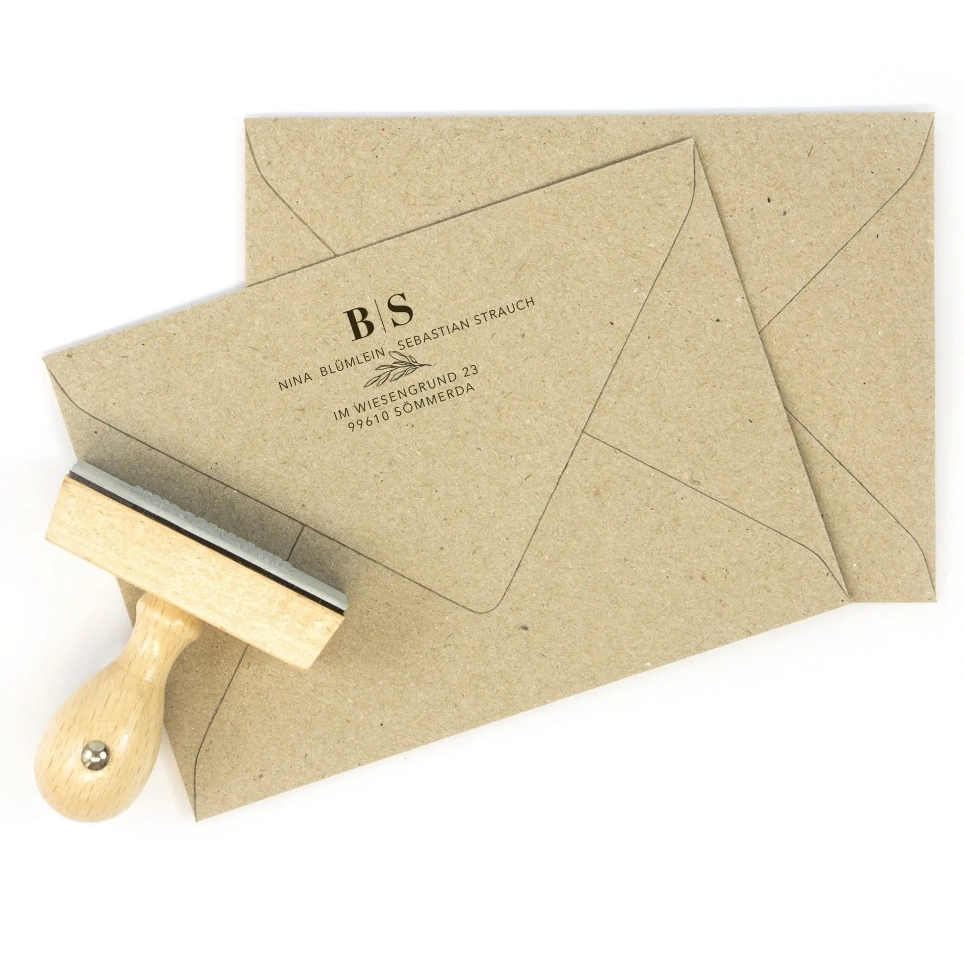 Adressstempel für Paare "Sömmerda" - IN LOVE WITH PAPER