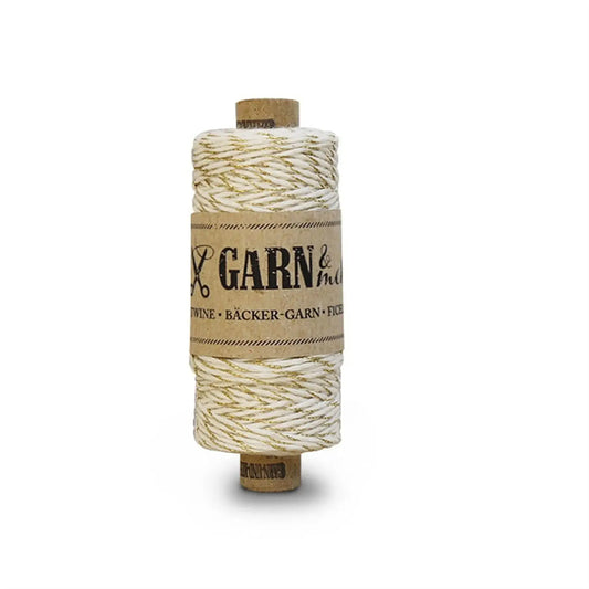 Bäckergarn Gold-Natur zweifarbig
