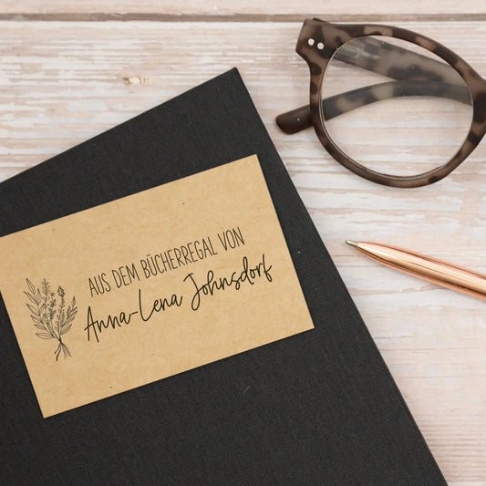 Bücherstempel "Blümchen"