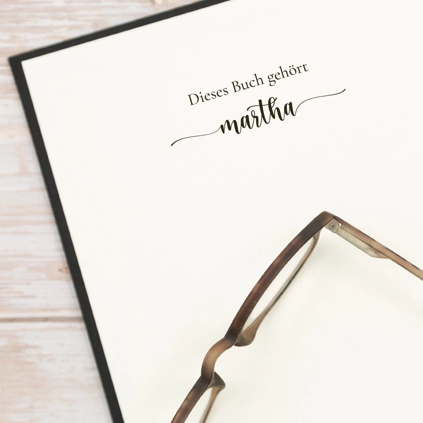 Bücherstempel "Calligraphy" - IN LOVE WITH PAPER