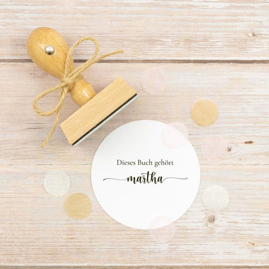 Bücherstempel "Calligraphy"