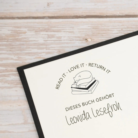 Bücherstempel "Lesefroh"