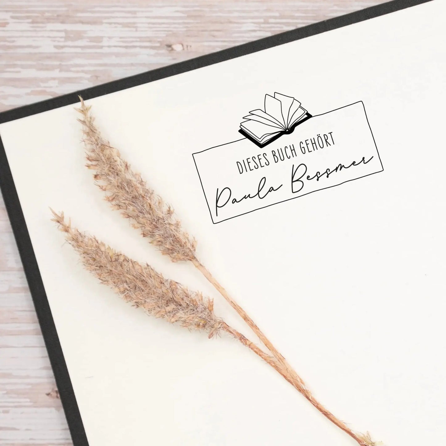 Buchstempel "Bücherwurm" - IN LOVE WITH PAPER