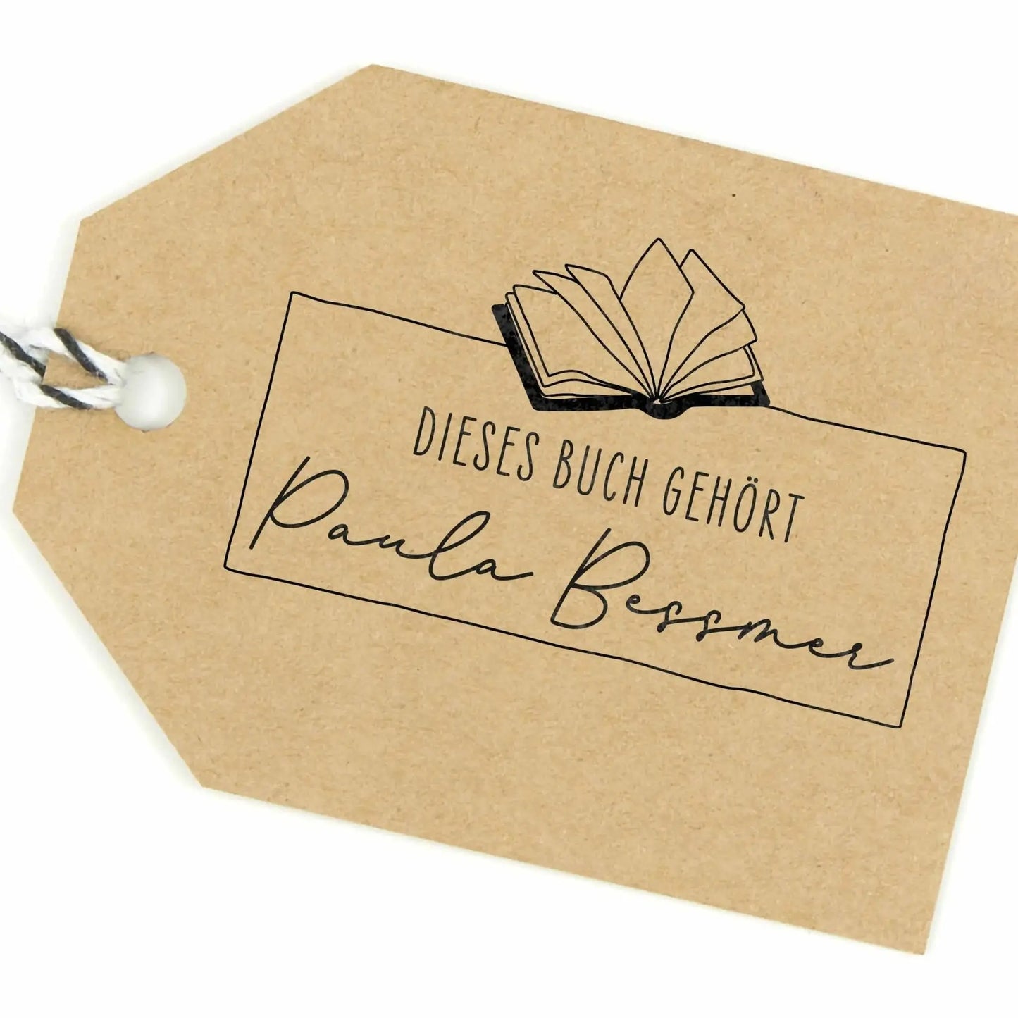 Buchstempel "Bücherwurm" - IN LOVE WITH PAPER