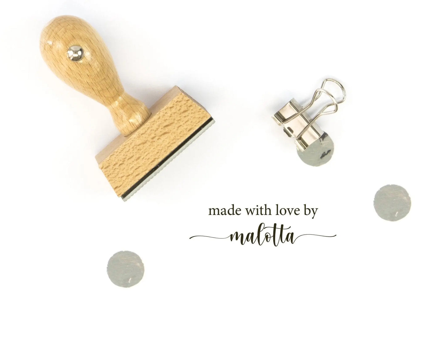 Handmade Stempel "Calligraphy" - IN LOVE WITH PAPER