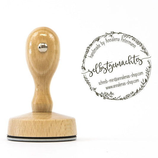 Handmade Stempel für Selbstgemachtes "Blumenkranz"