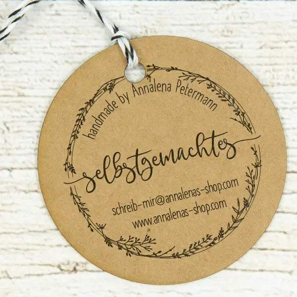 Handmade Stempel für Selbstgemachtes "Blumenkranz" - IN LOVE WITH PAPER