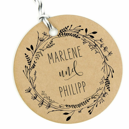 Hochzeitsstempel "Blumenkranz" - IN LOVE WITH PAPER