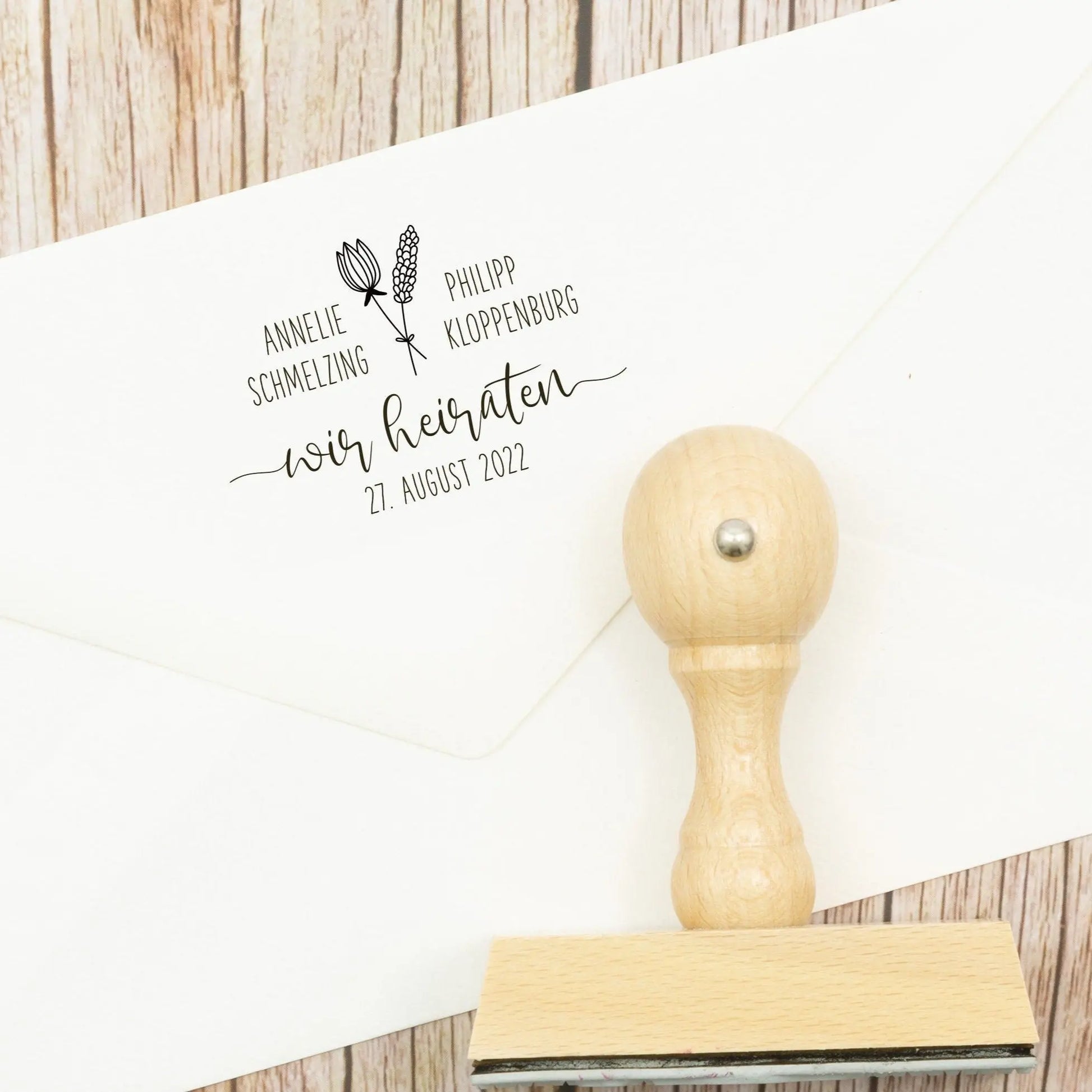 Hochzeitsstempel "Kornblume" - IN LOVE WITH PAPER