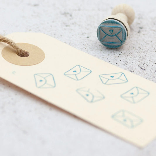 Stempel Briefumschlag mit Herz // Ministempel Herzumschlag IN LOVE WITH PAPER
