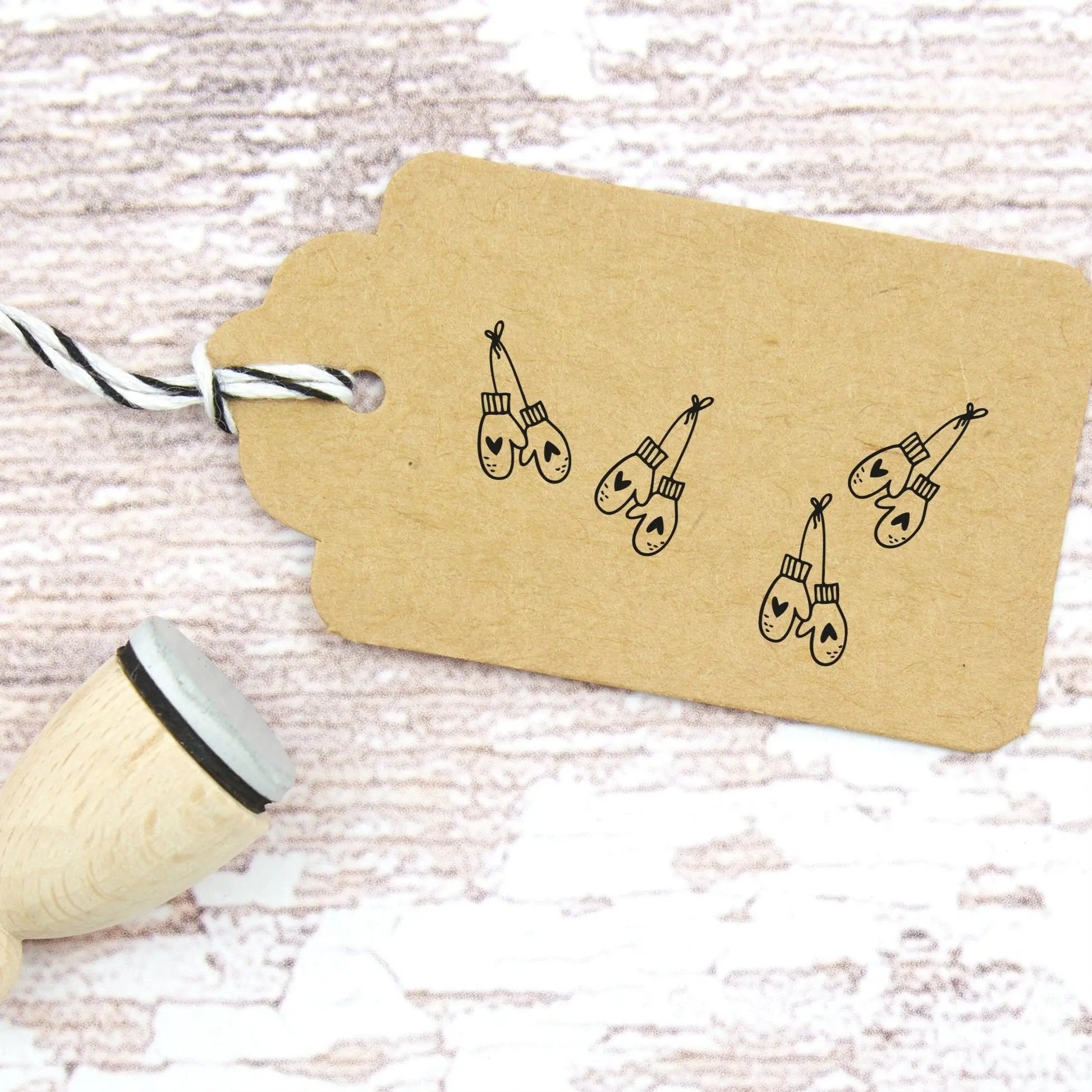 Stempel Handschuhe // Ministempel Winterliche Handschuhe IN LOVE WITH PAPER