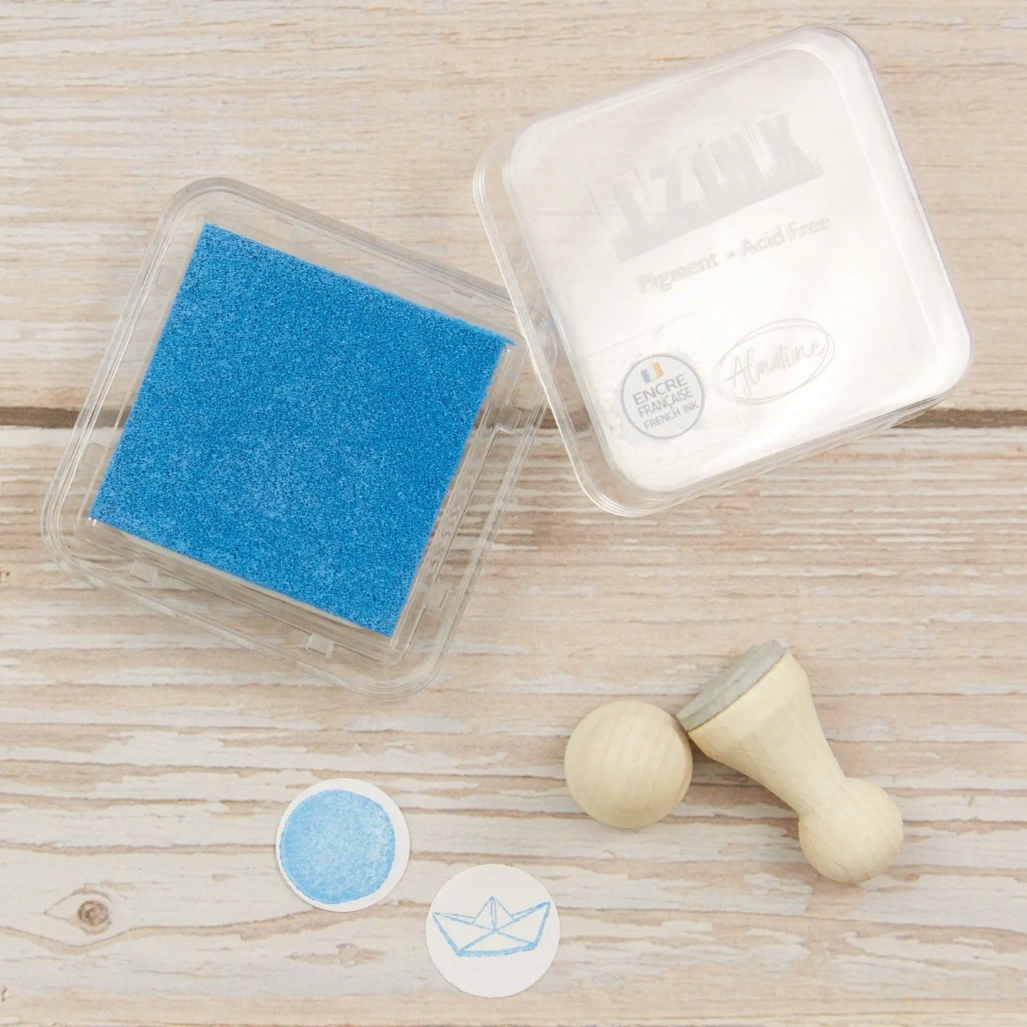 Mini-Stempelkissen Meeresblau // Aladine iZink "Aqua" - IN LOVE WITH PAPER