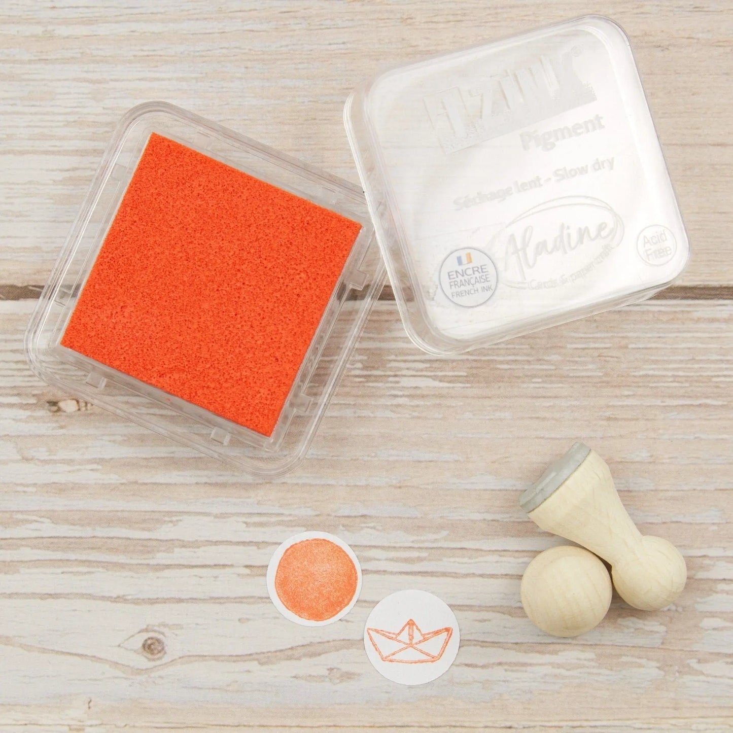Mini-Stempelkissen Orange // Aladine iZink "Orange" - IN LOVE WITH PAPER