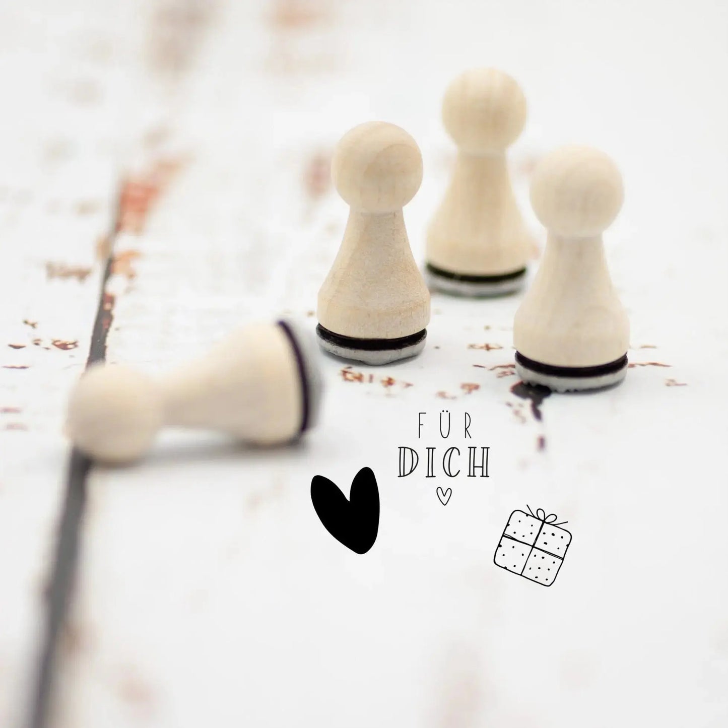 Ministempel-Set "Für Dich" - IN LOVE WITH PAPER