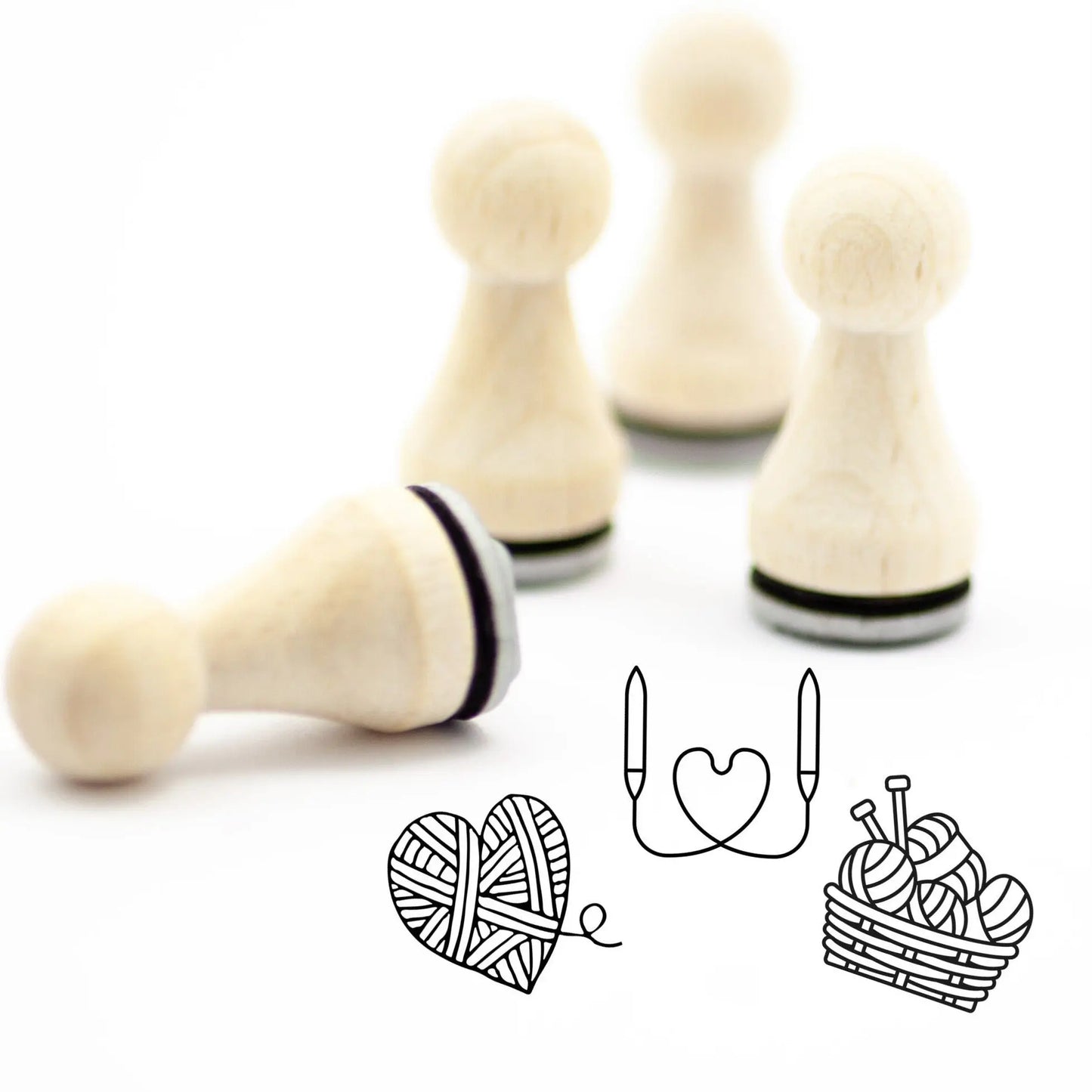 Ministempel-Set "Selbstgestrickt" - IN LOVE WITH PAPER