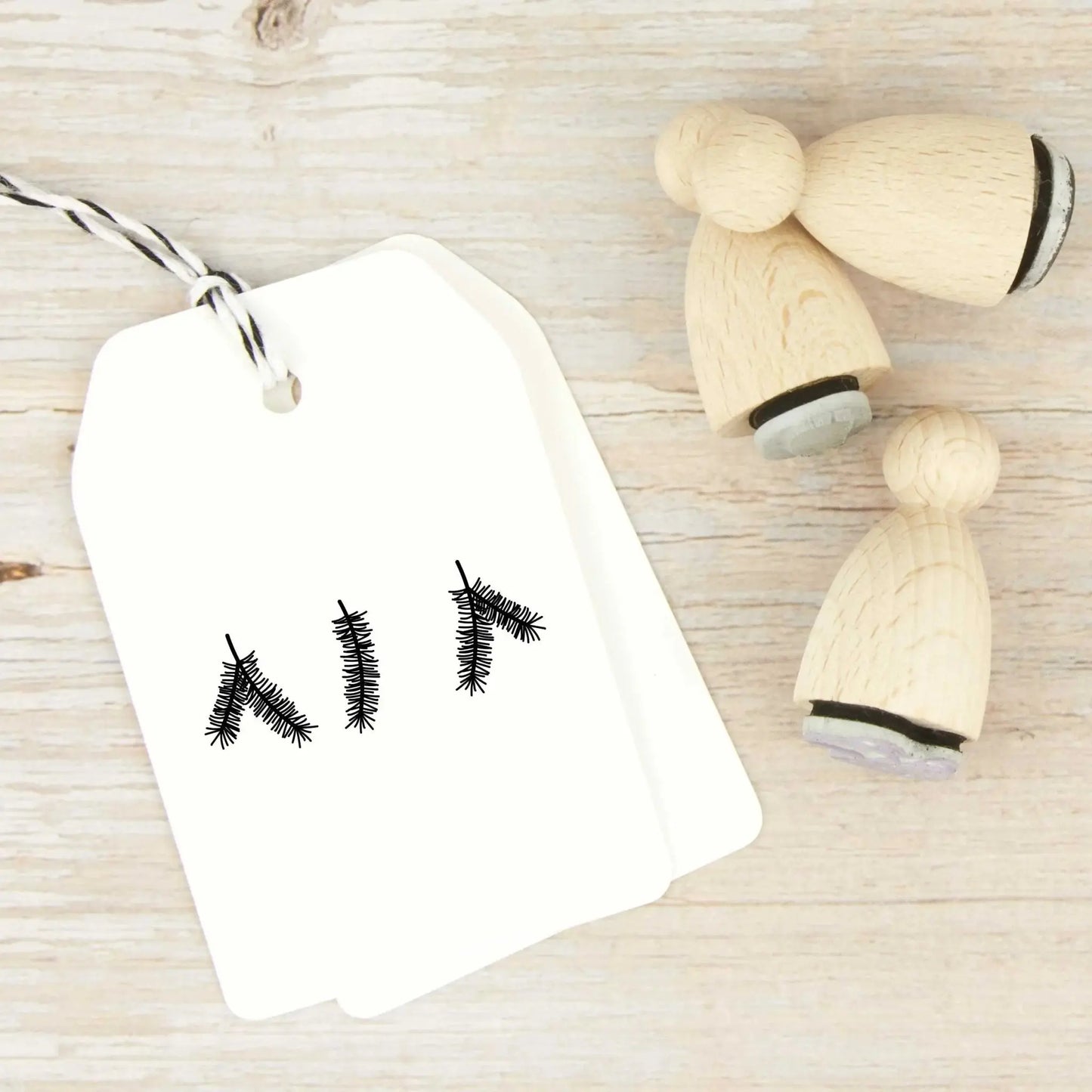 Ministempel-Set "Tannenzweige" - IN LOVE WITH PAPER