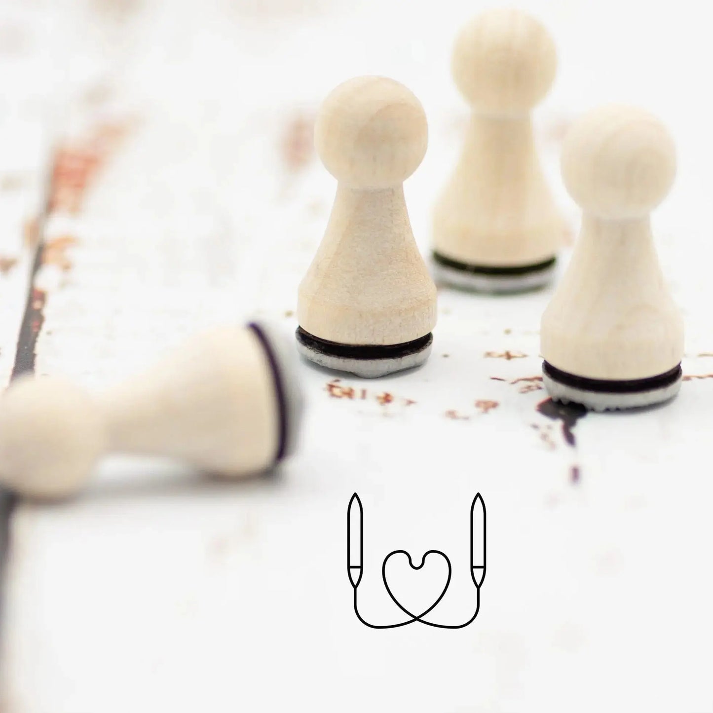 Ministempel "Stricknadeln" - IN LOVE WITH PAPER