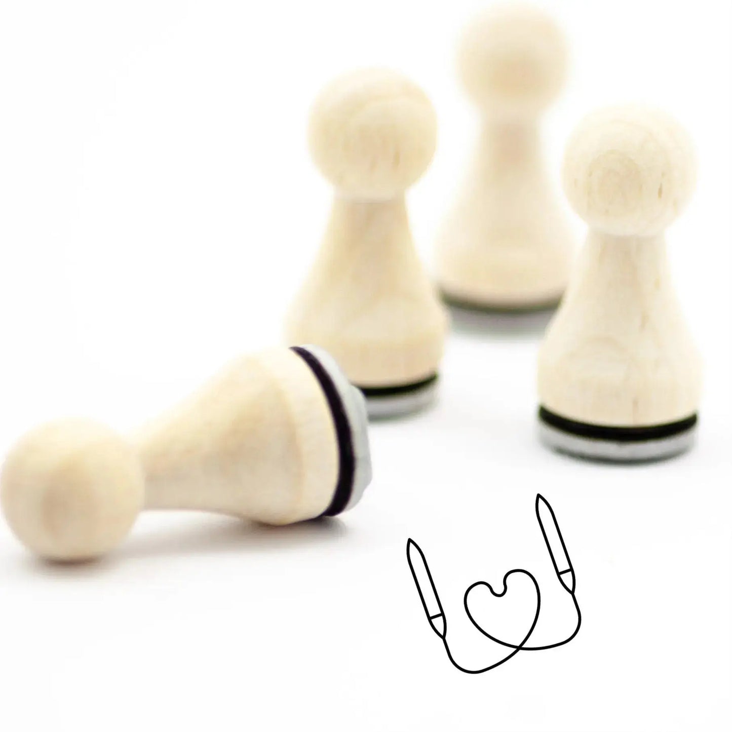 Ministempel "Stricknadeln" - IN LOVE WITH PAPER