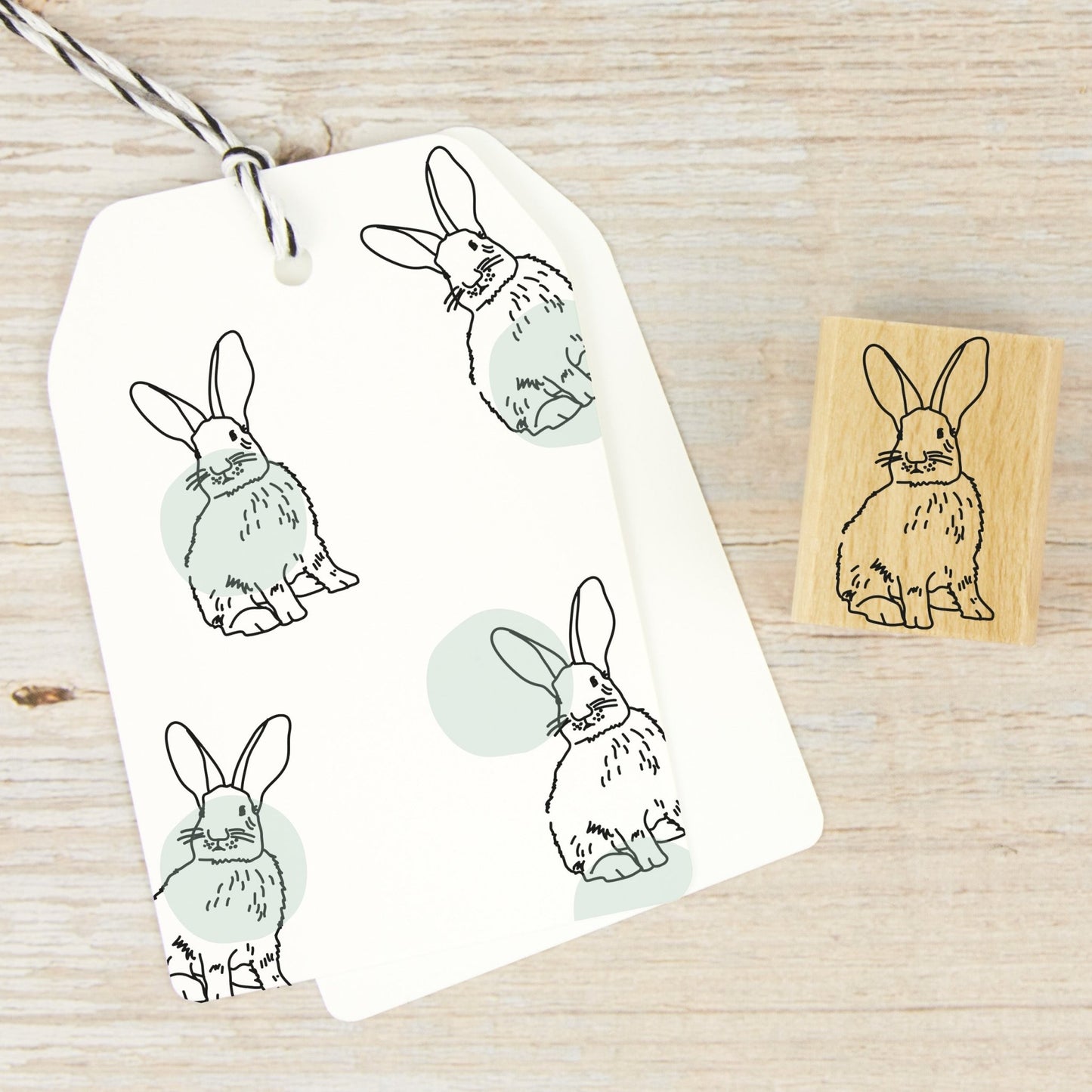 Osterstempel "Fritz" von der Hasenbande - IN LOVE WITH PAPER