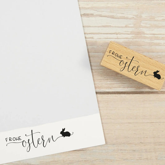Osterstempel "Frohe Ostern" - IN LOVE WITH PAPER