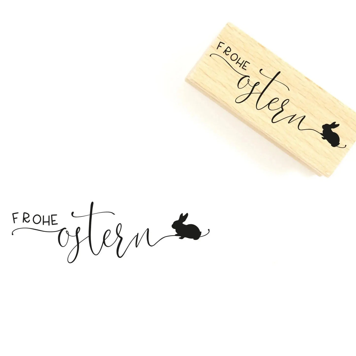 Osterstempel "Frohe Ostern" - IN LOVE WITH PAPER