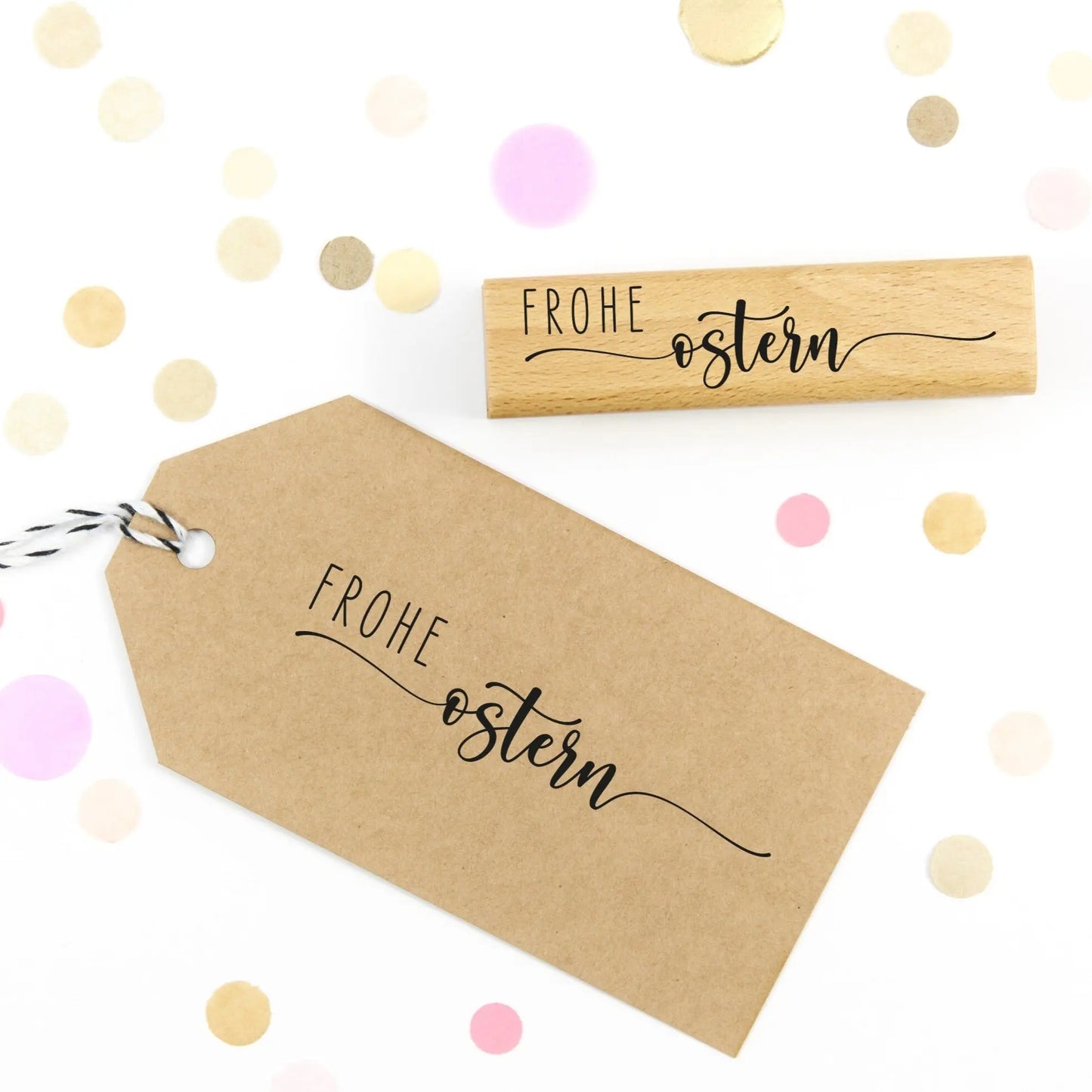 Osterstempel "Frohe Ostern" (OS015) - IN LOVE WITH PAPER