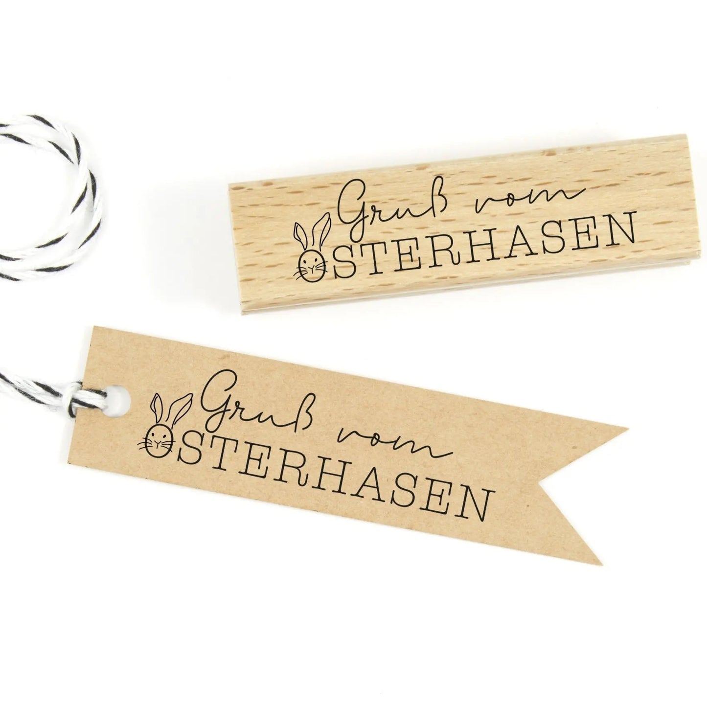 Osterstempel "Gruß vom Osterhasen" (OS005) - IN LOVE WITH PAPER