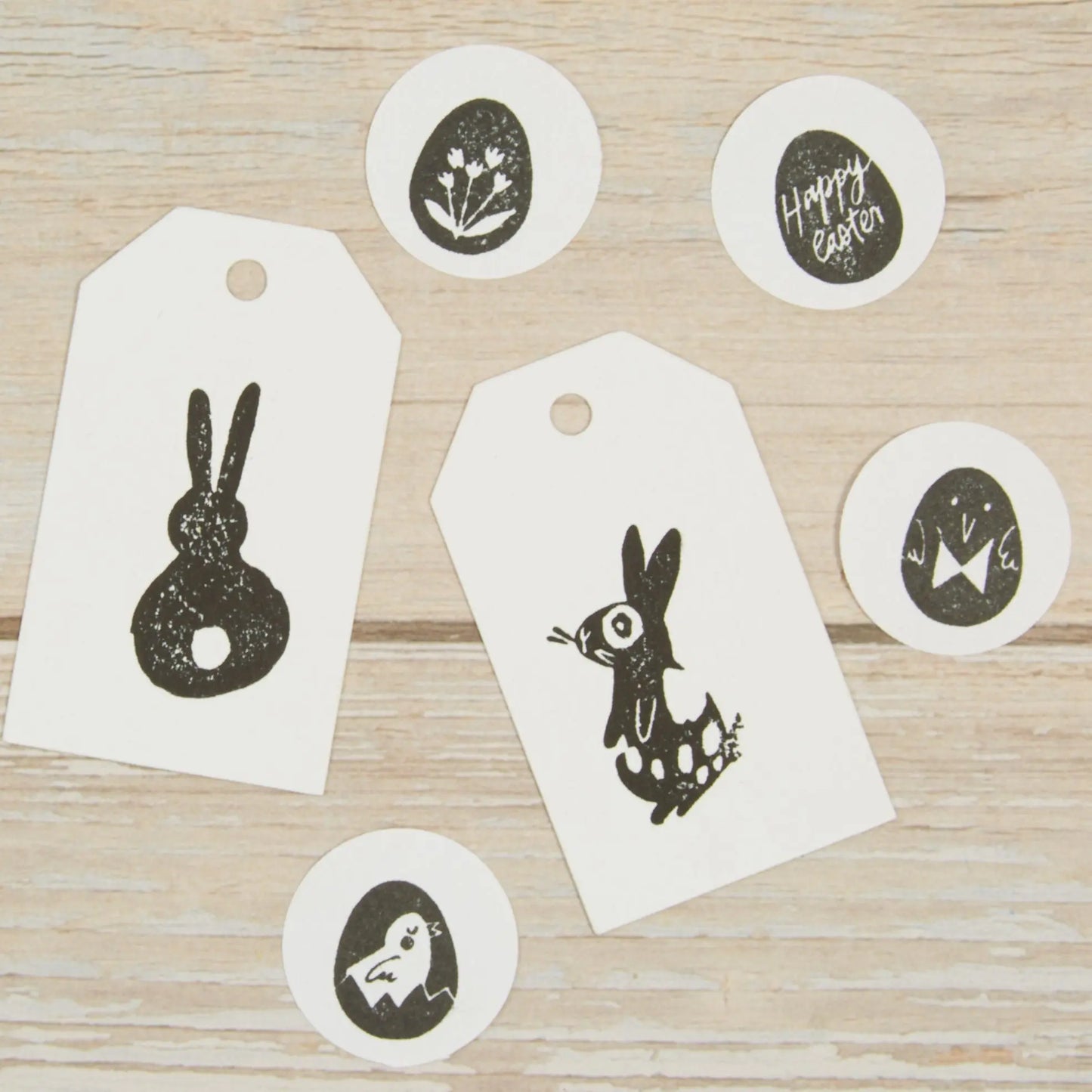 Osterstempel-Set mit Osterhasen und Ostereiern - IN LOVE WITH PAPER