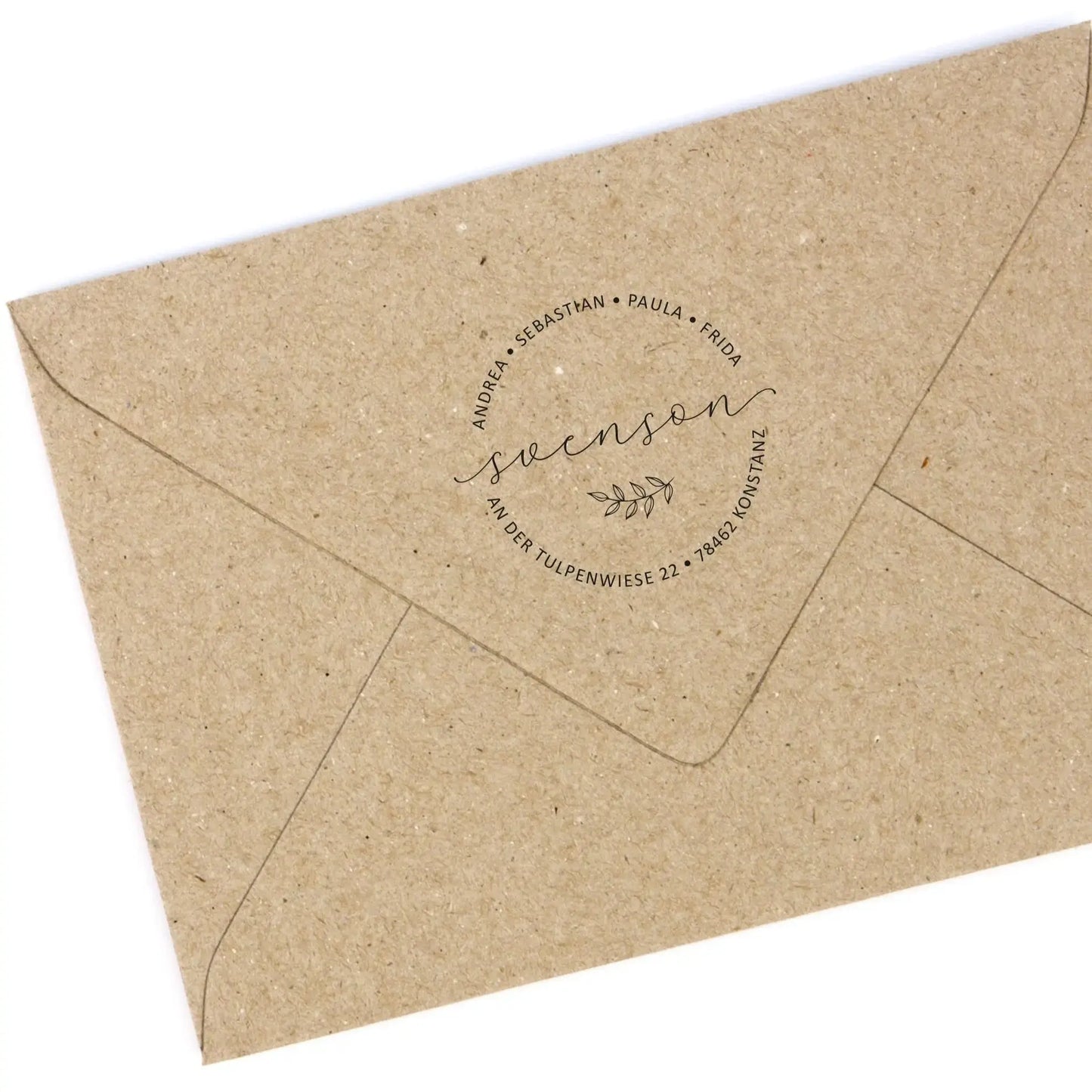 Personalisierter Adressstemel "Konstanz" - IN LOVE WITH PAPER