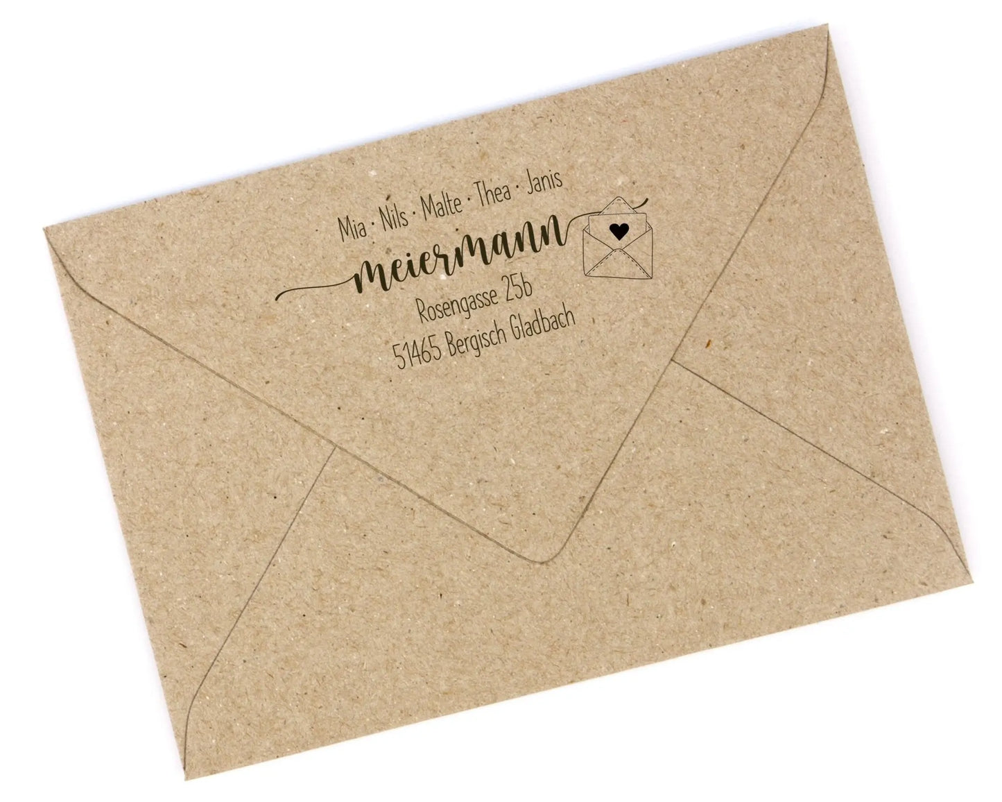 Personalisierter Adressstempel "Bergisch Gladbach" - IN LOVE WITH PAPER